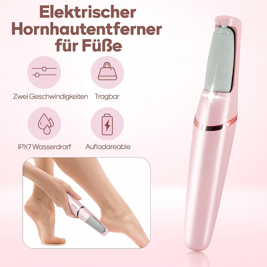 50% RABATT | GlideDerm™ – Mühelose Hornhautentfernung für seidig glatte Füße