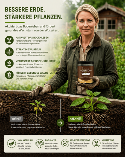 1+1 GRATIS | SoilRevive 120g – Boden Aktivator Pulver
