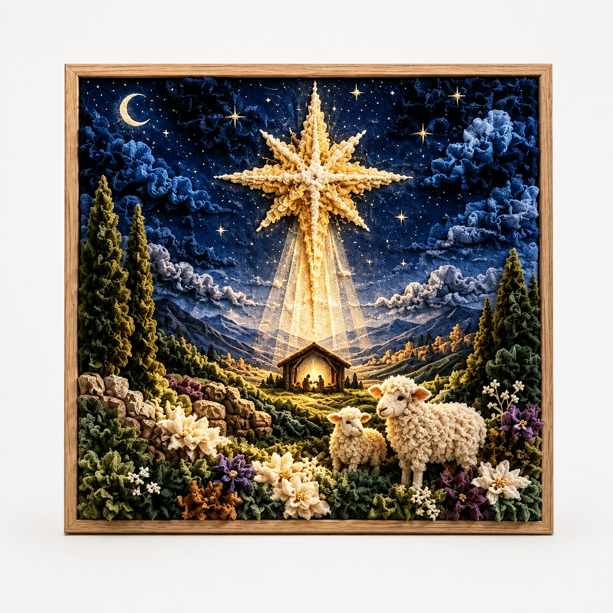 3D Stoff-Steckbild Bastelset ohne Nähen | Faithtuck