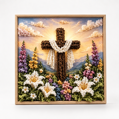 3D Stoff-Steckbild Bastelset ohne Nähen | Faithtuck