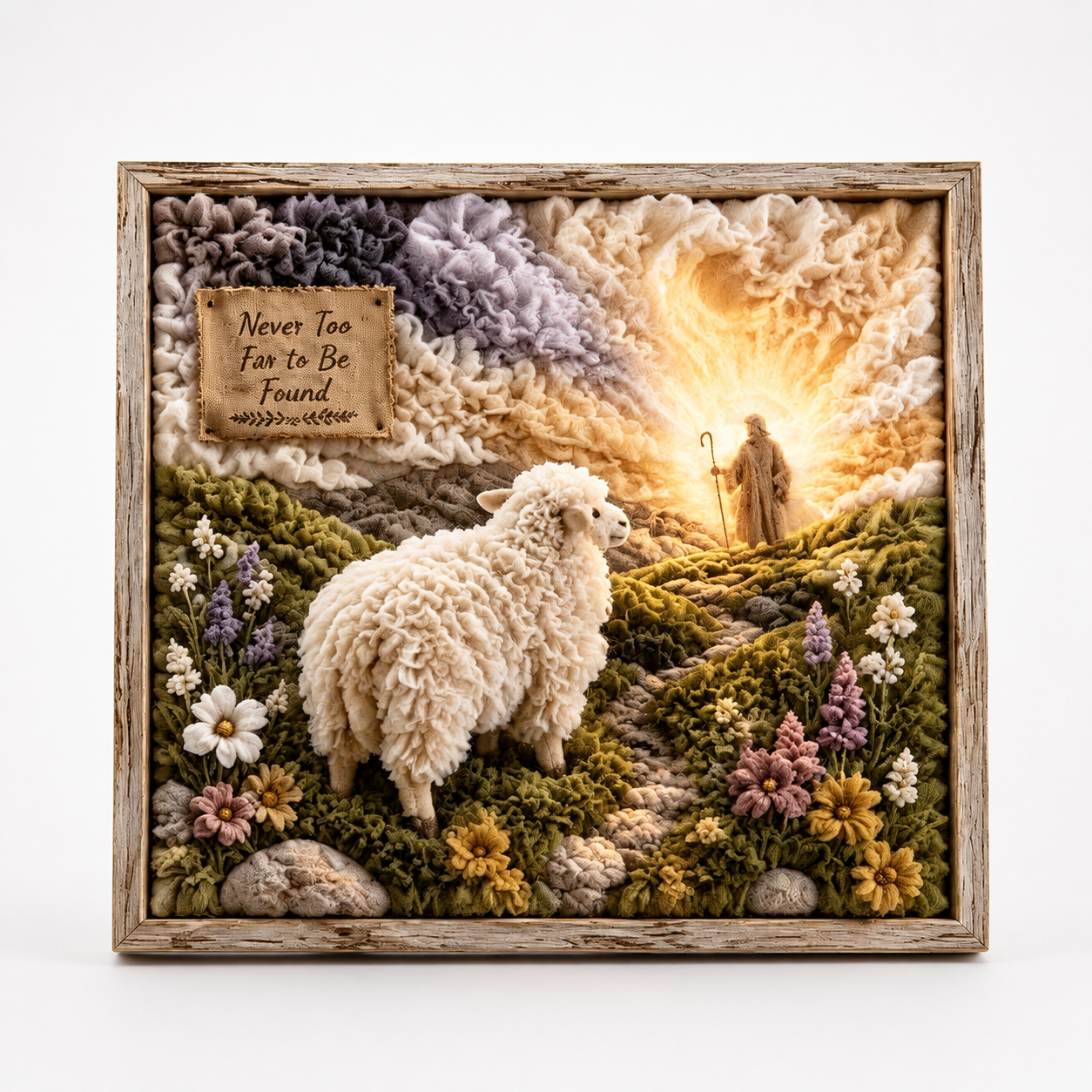 3D Stoff-Steckbild Bastelset ohne Nähen | Faithtuck