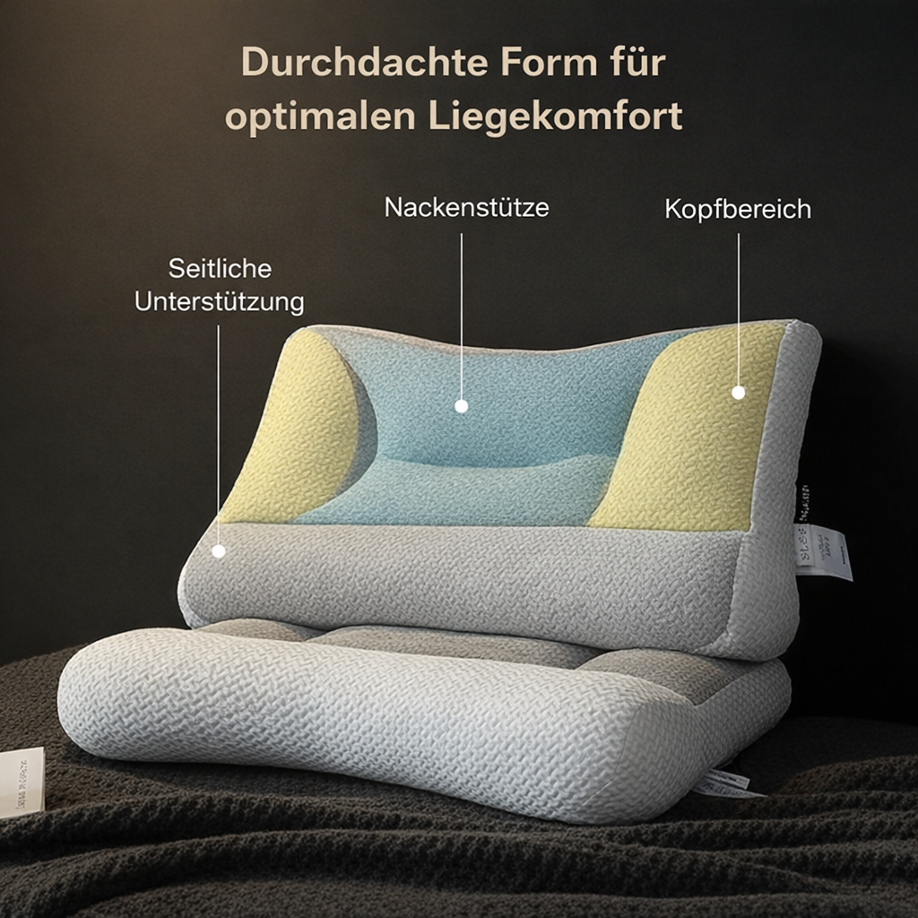 Schmerzfreies Schlafkissen für den Nacken | NeckFree™