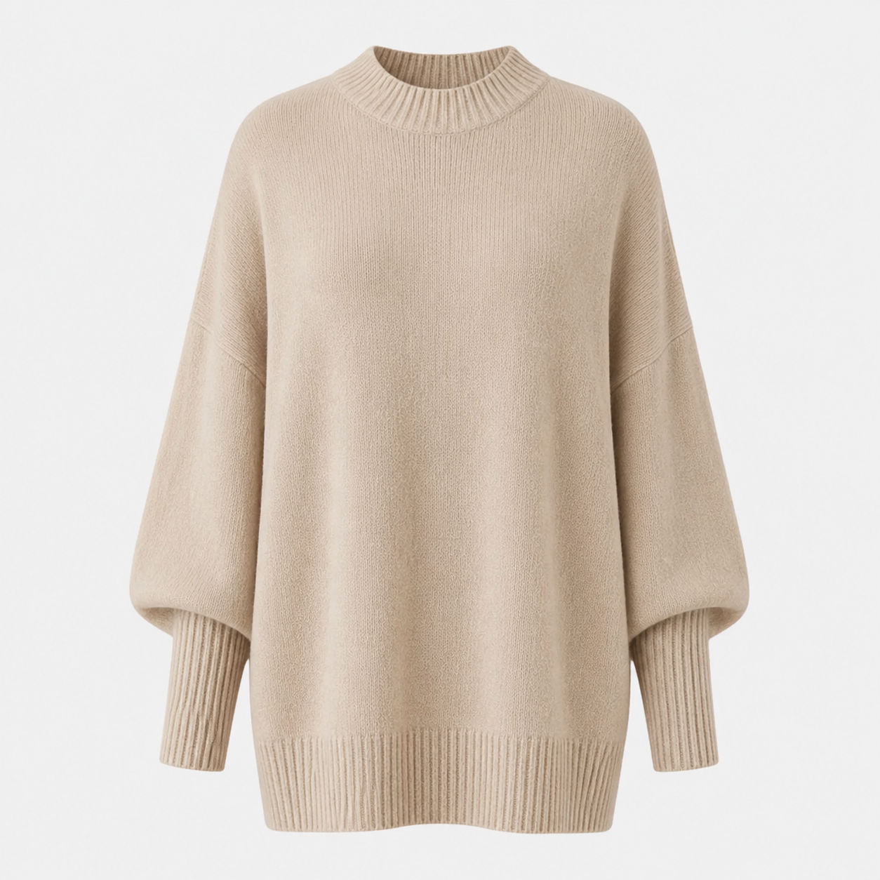 Oversized Pullover mit asymmetrischem Saum