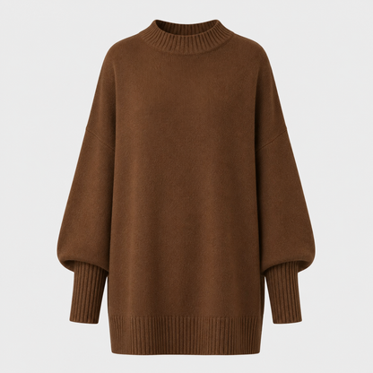 Oversized Pullover mit asymmetrischem Saum