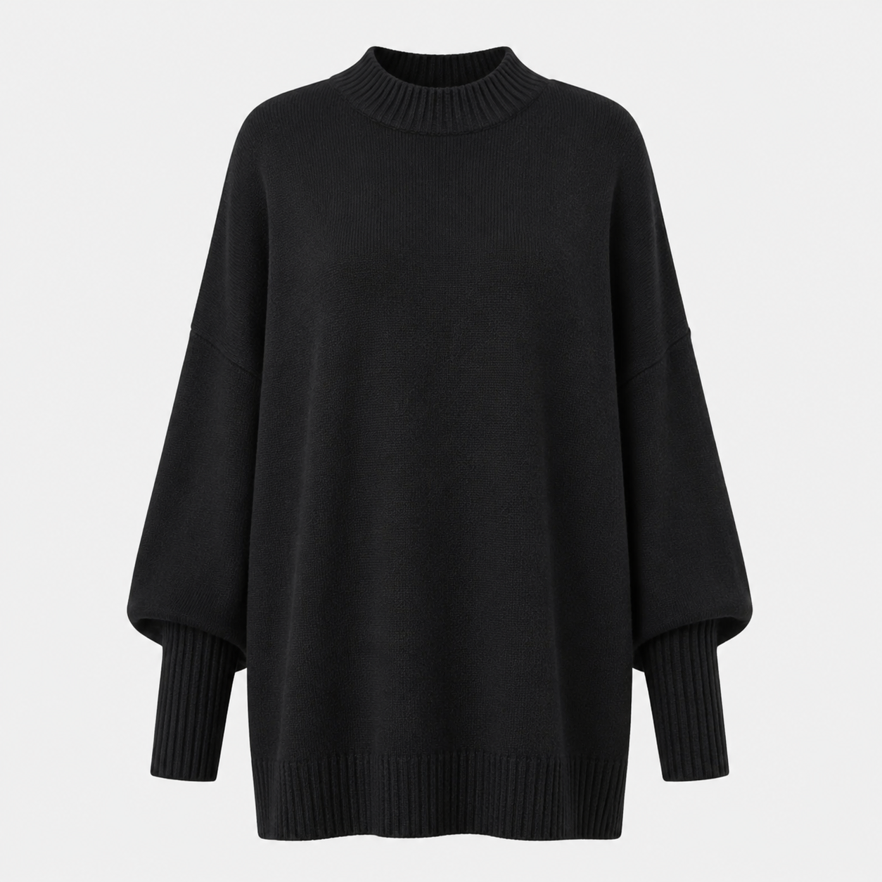 Oversized Pullover mit asymmetrischem Saum