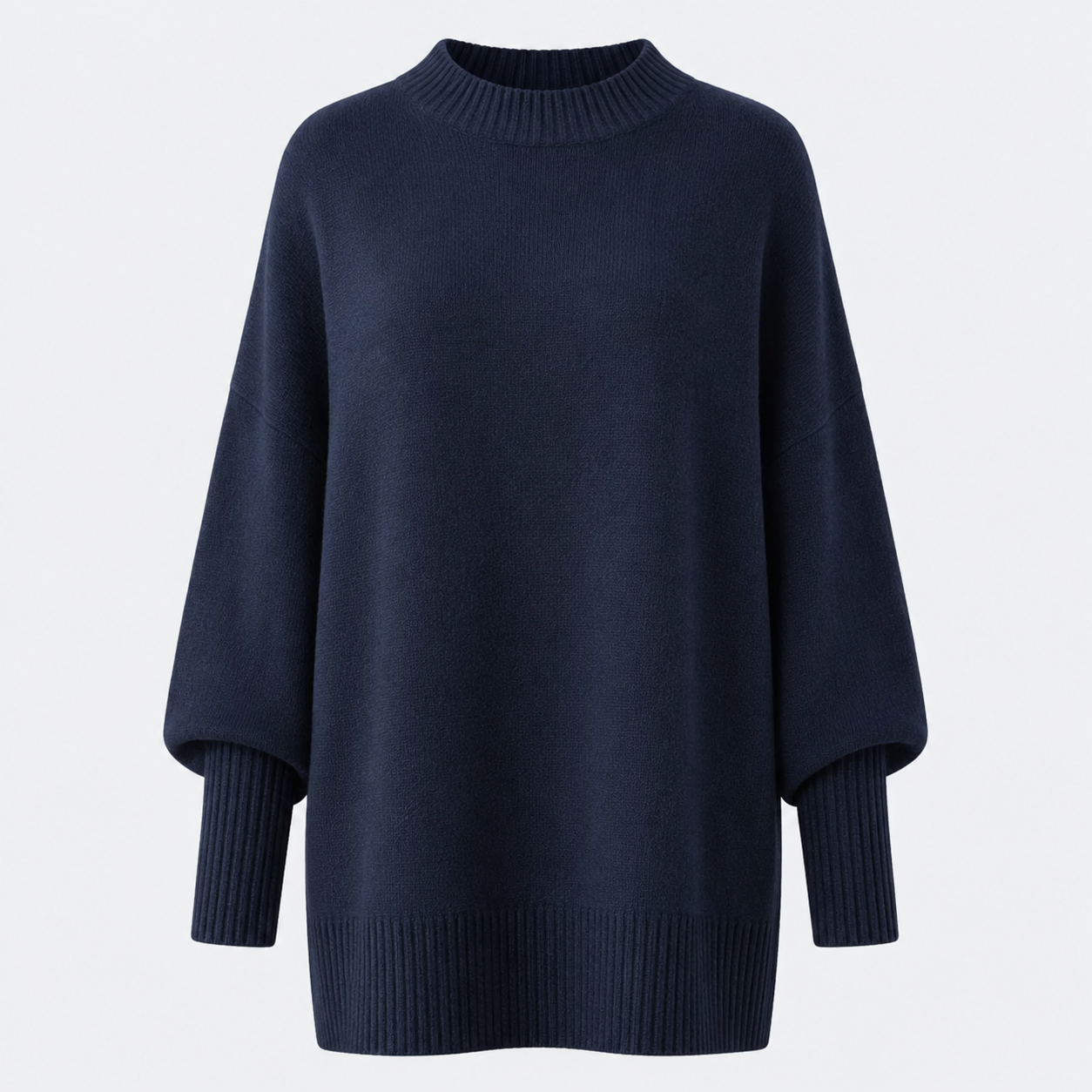 Oversized Pullover mit asymmetrischem Saum