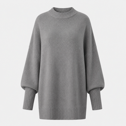 Oversized Pullover mit asymmetrischem Saum