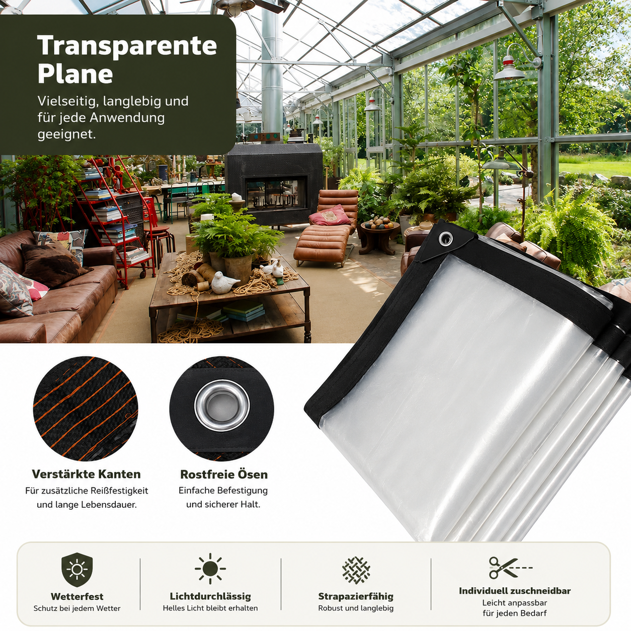 VitraGuard™ Transparenter Wetterschutz – Glasklar statt Baublau
