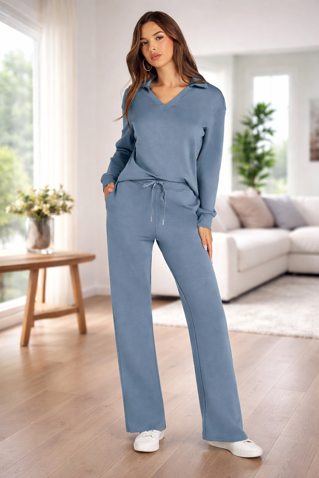 Sweatsuits™ | Damen 2-teilige Sets, lässige Outfits mit langärmligen Sweatsuits