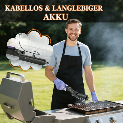 PowerBrush™ | Nie wieder schrubben, nur entspannt glänzende Grills in Minuten!