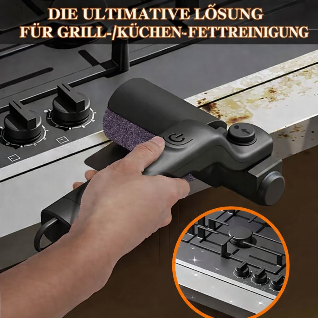 PowerBrush™ | Nie wieder schrubben, nur entspannt glänzende Grills in Minuten!