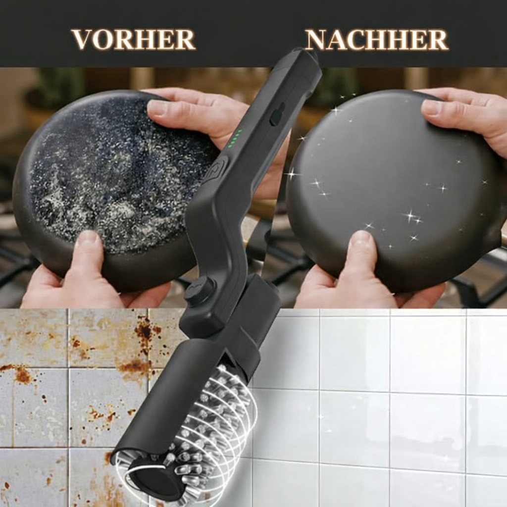 PowerBrush™ | Nie wieder schrubben, nur entspannt glänzende Grills in Minuten!