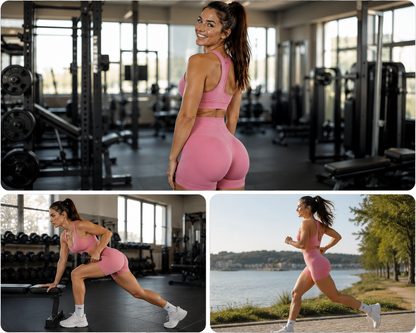 AuraShape™ | High-Waist Performance Shorts