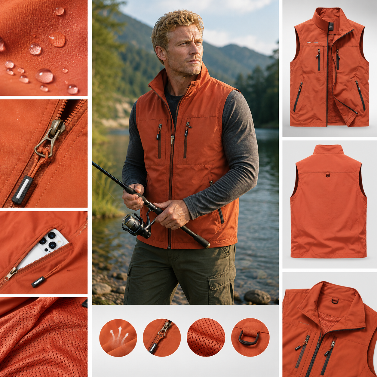Moderner Herren-Bodywarmer | Leicht & Praktisch für den Alltag