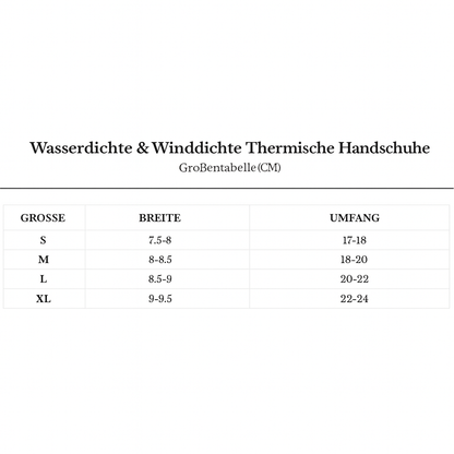 Thermische Handschuhe - Warm und gadgetfreundlich