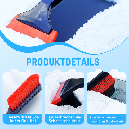 SnowMaster™ – 2-in-1 Schneebesen & Eiskratzer für Autos