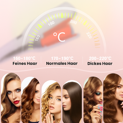 32mm Französischer V-Wave Lockenstyler – Traumhafte Wellen wie vom Friseur!