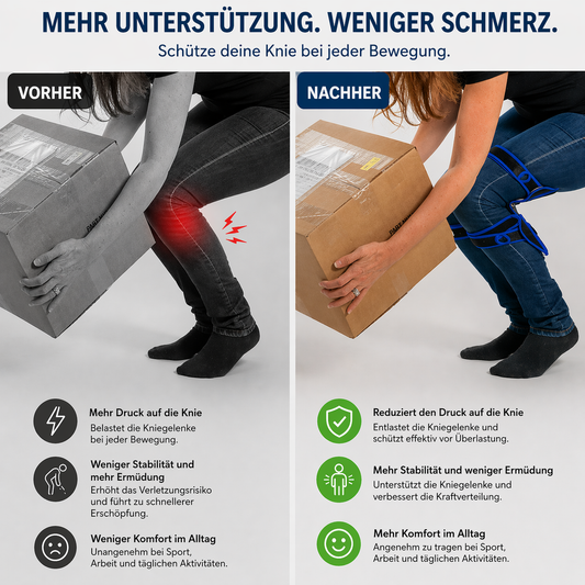 KneeBooster | Beenden Sie Knieschmerzen und bewegen Sie sich wieder frei