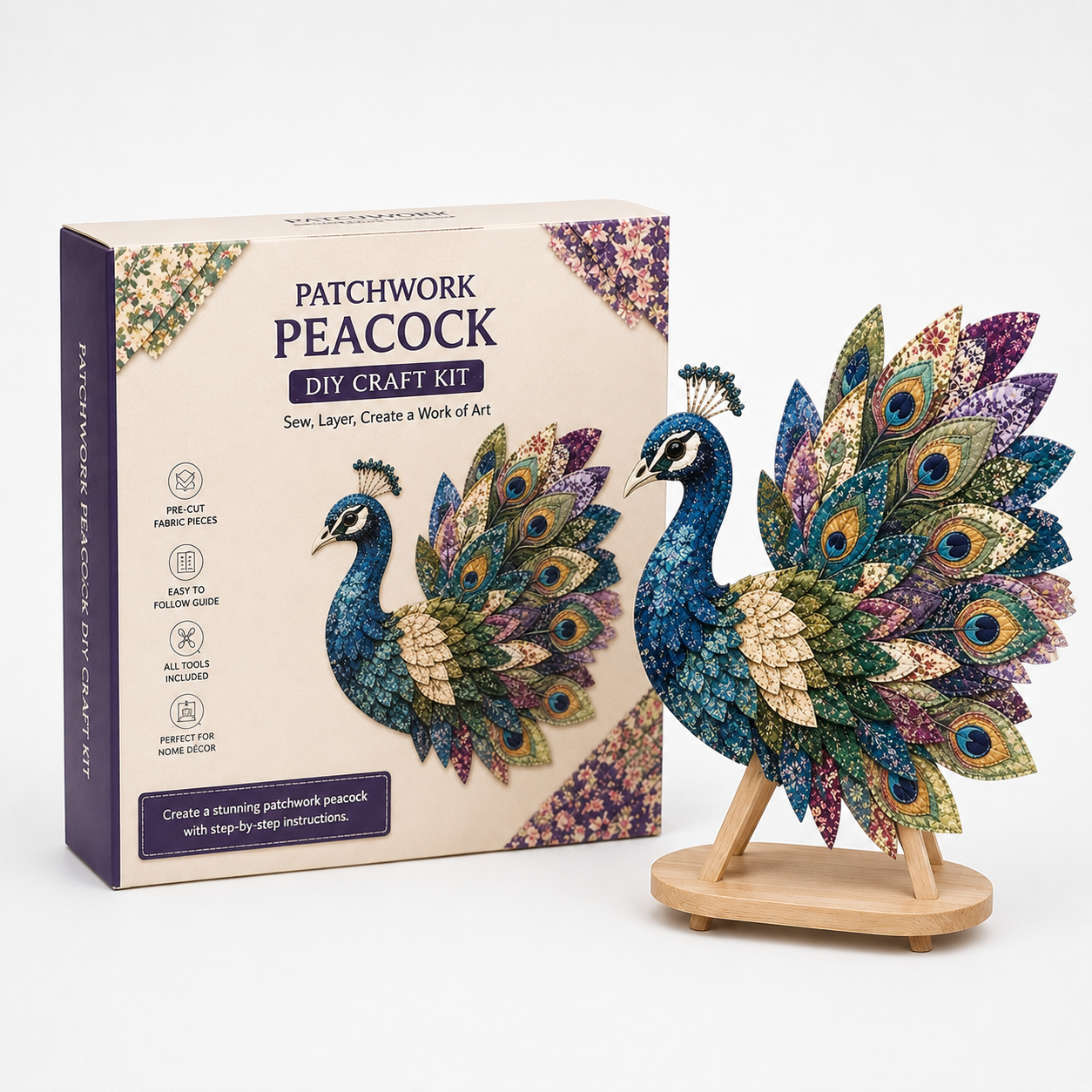 Wingmend | 3D Fabric Patchwork Hummingbird Craft Kit