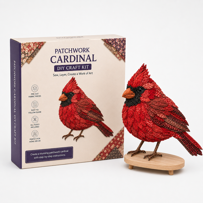 Wingmend | 3D Fabric Patchwork Hummingbird Craft Kit