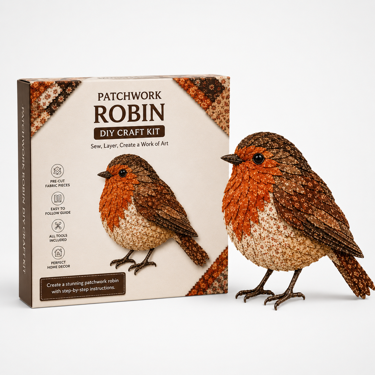 Wingmend | 3D Fabric Patchwork Hummingbird Craft Kit
