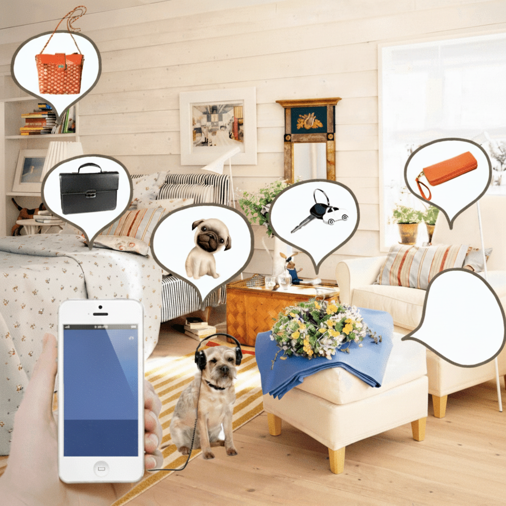 SmartFinder™ Bluetooth-Tracker – Nie wieder Schlüssel, Tasche oder Haustier suchen