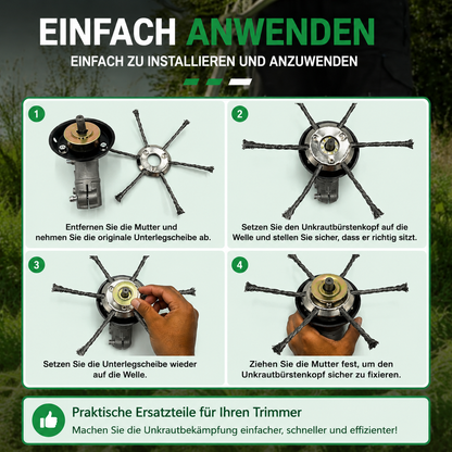 CutForge™ Trimmer-Ersatzkopf aus Stahldraht