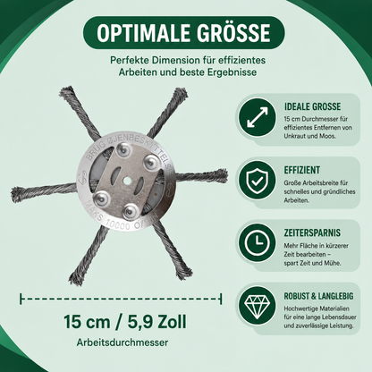 CutForge™ Trimmer-Ersatzkopf aus Stahldraht
