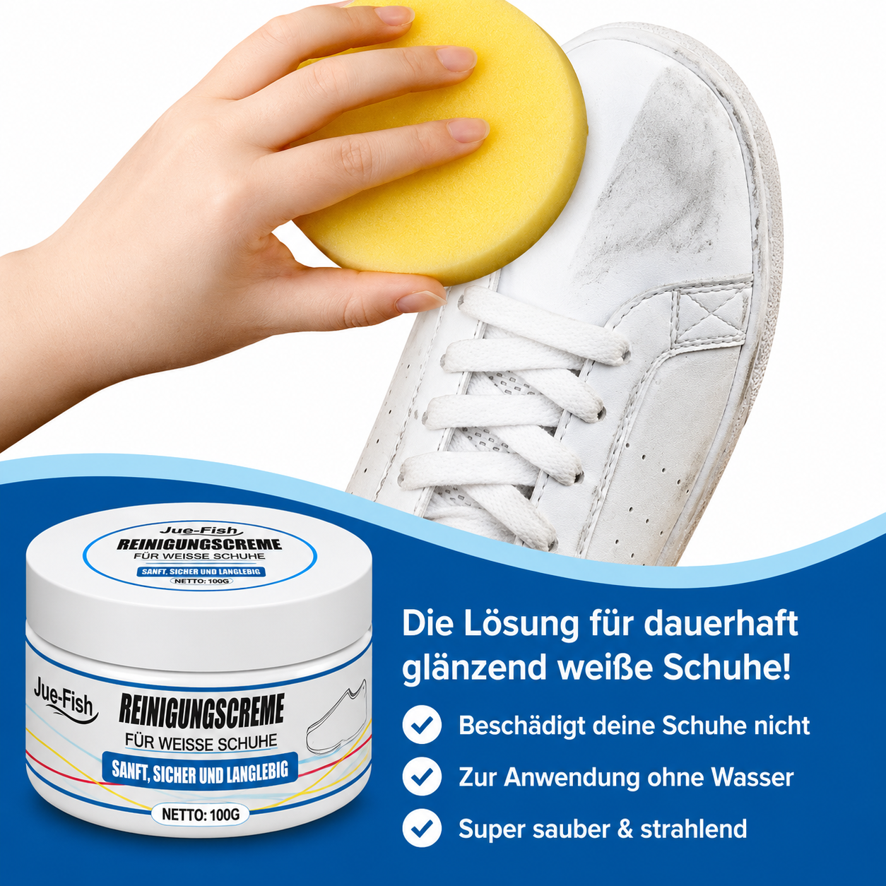 PristineStep™ für strahlend weiße Sneaker