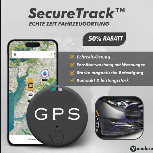 SecureTrack™ – Echtzeit-Fahrzeugortung für Sicherheit, Kontrolle, Schutz und Zuverlässigkeit | 50% Rabatt