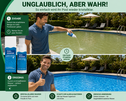 HydroClear Pool-Reiniger & Wasserklärung
