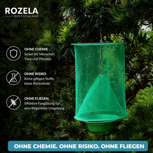 FlyCage | Schluss mit Fliegen in Garten und Haus