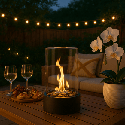 CosyFlame™ Tisch-Kamin – Echte Flammen ohne Rauch für stimmungsvolle Abende