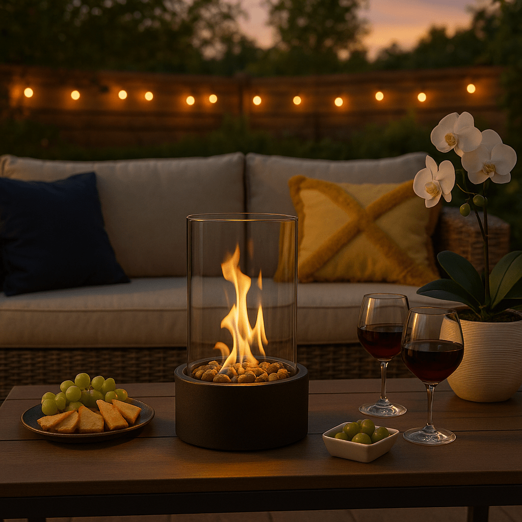 CosyFlame™ Tisch-Kamin – Echte Flammen ohne Rauch für stimmungsvolle Abende