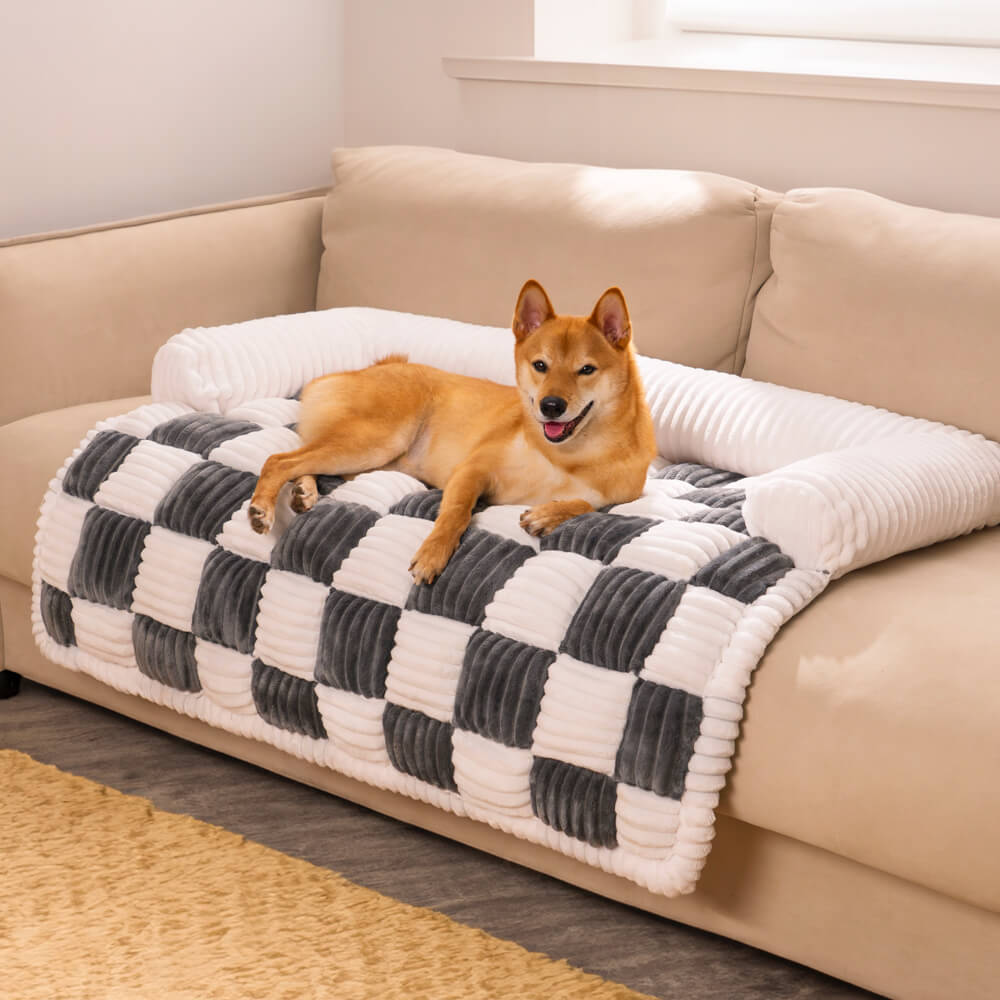 ComfyPet™ Premium SofaSchutz – Orthopädisches Kuschelbett & Möbelschutz in Einem