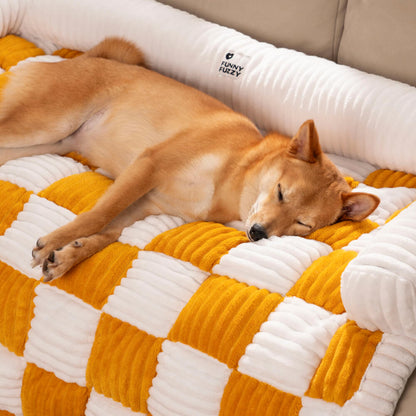ComfyPet™ Premium SofaSchutz – Orthopädisches Kuschelbett & Möbelschutz in Einem
