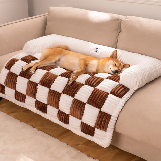 ComfyPet™ Premium SofaSchutz – Orthopädisches Kuschelbett & Möbelschutz in Einem