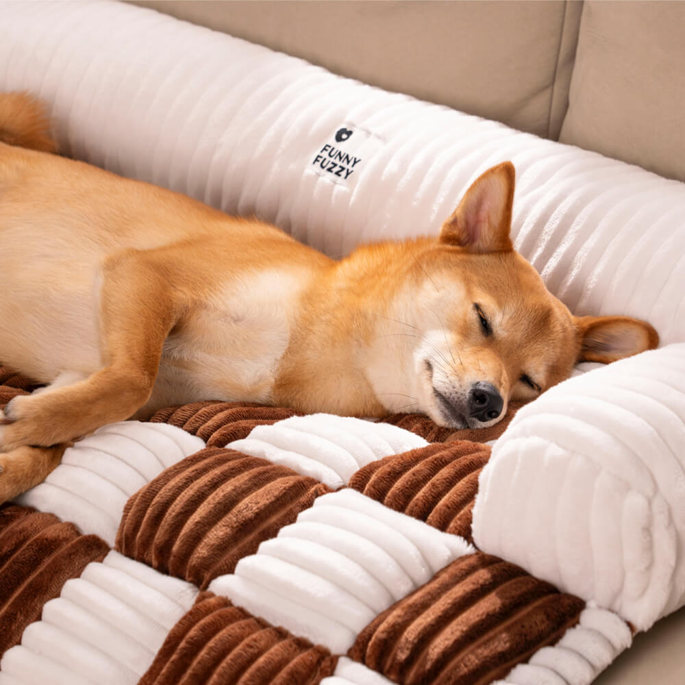 ComfyPet™ Premium SofaSchutz – Orthopädisches Kuschelbett & Möbelschutz in Einem