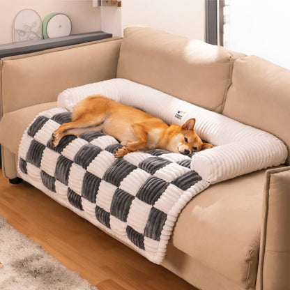 ComfyPet™ Premium SofaSchutz – Orthopädisches Kuschelbett & Möbelschutz in Einem
