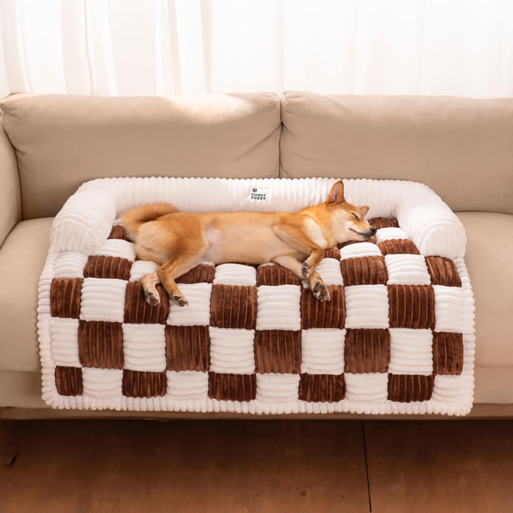ComfyPet™ Premium SofaSchutz – Orthopädisches Kuschelbett & Möbelschutz in Einem