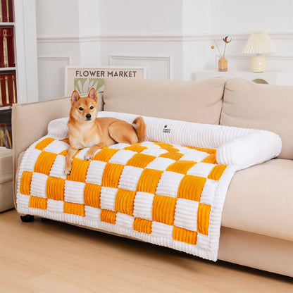 ComfyPet™ Premium SofaSchutz – Orthopädisches Kuschelbett & Möbelschutz in Einem