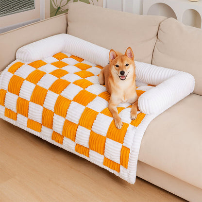 ComfyPet™ Premium SofaSchutz – Orthopädisches Kuschelbett & Möbelschutz in Einem