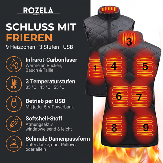Beheizte Damen-Weste (USB) | 50% RABATT