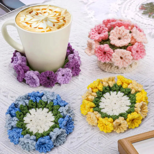 BloomCraft™  | DIY Untersetzer-Set Maiglöckchen 4 Farben – Kreativ basteln & dekorieren
