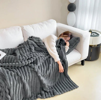 Maschinenwaschbare Fleece-Decke