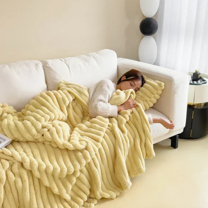 Warme Fleece-Decke zum Kuscheln