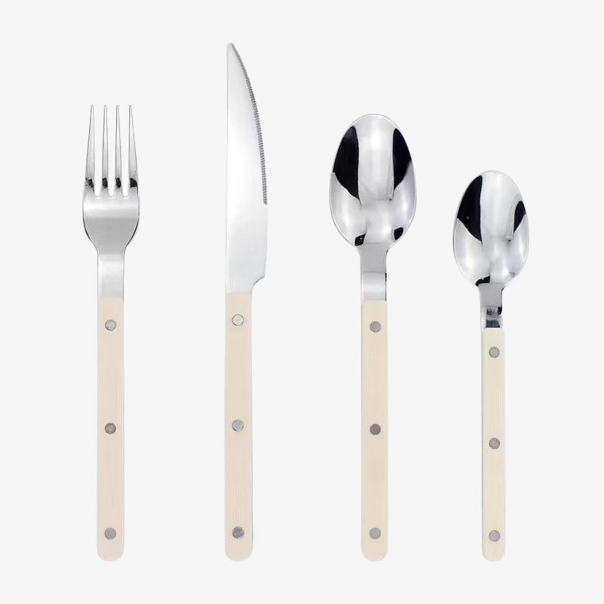 Besteckset Weiß