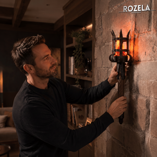 FlameHaven – Mittelalterliche Fackel-Wandleuchte | 50 % RABATT