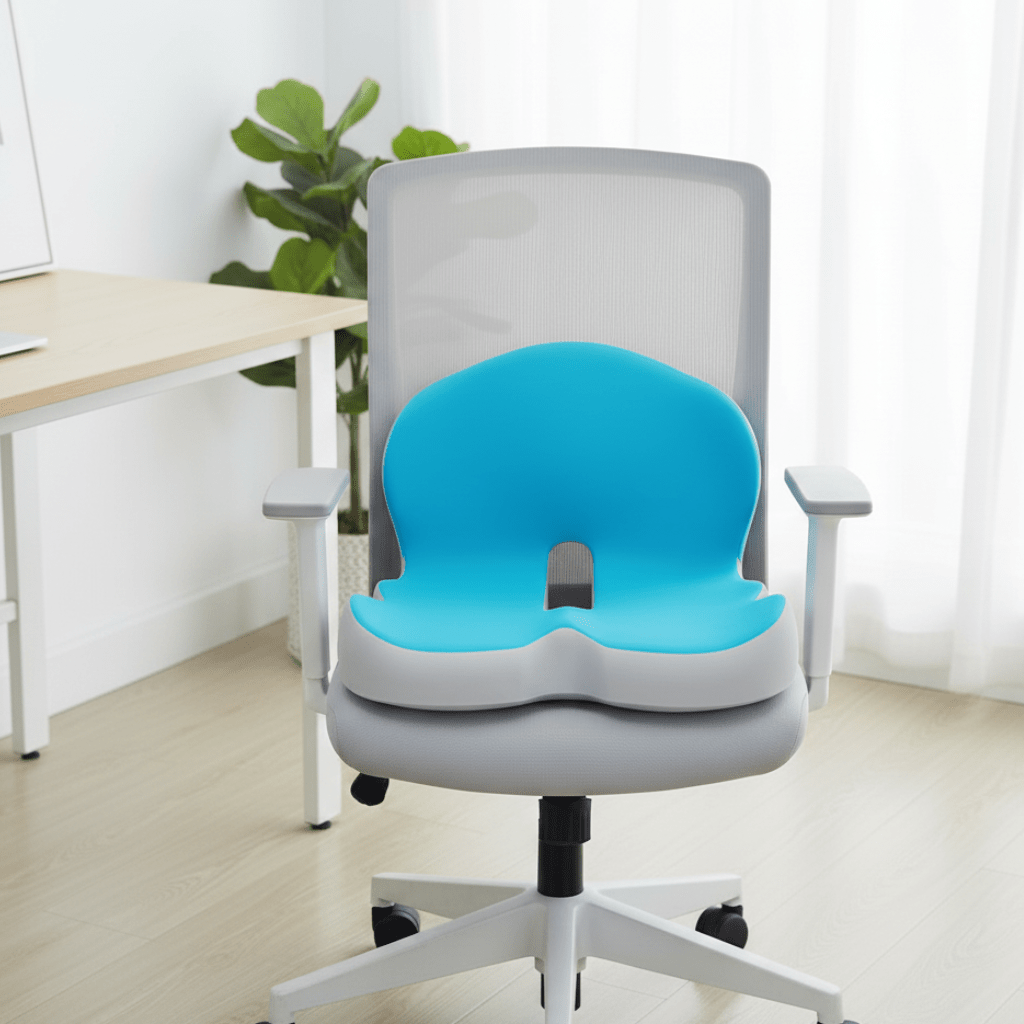 Ergonomisch geformtes Sitzkissen aus Memory-Schaum