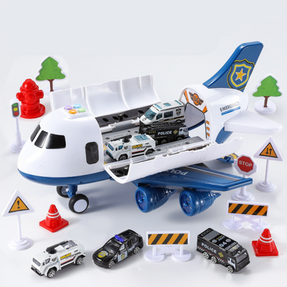 Flugzeug Spielset mit Fahrzeugen und Zubehör ab 3 Jahren